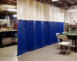 Our industrial curtains provide the perfect partitioning solution! Our industrial curtains provide the perfect partitioning solution!